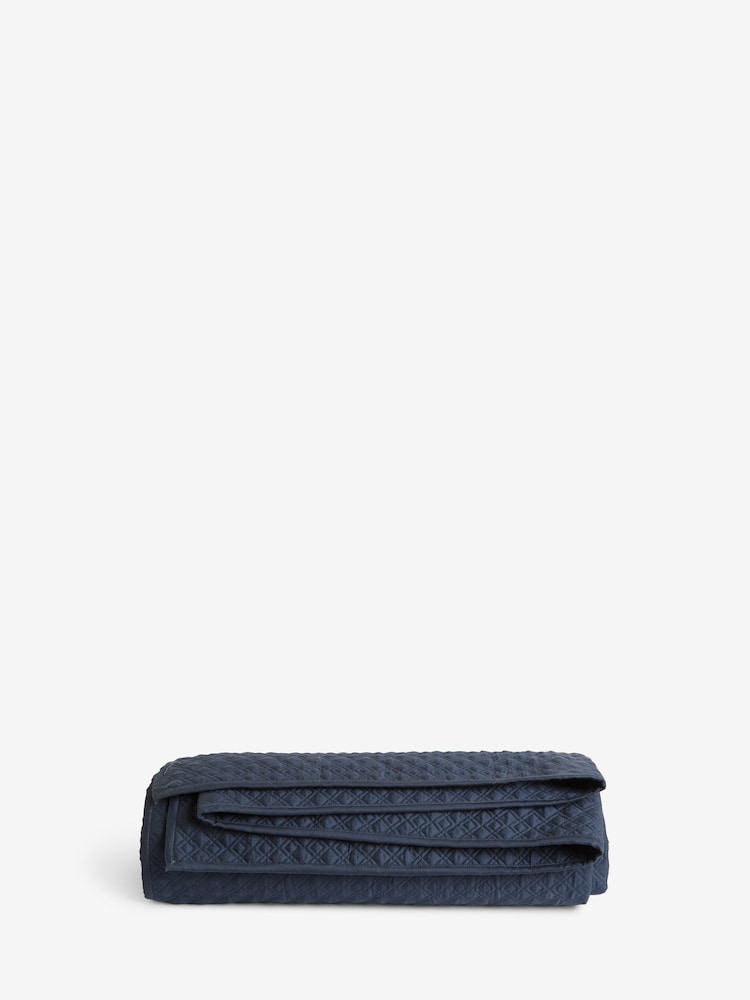 Swoon Navy Klee Quilted Bedspread - Image 3 of 3