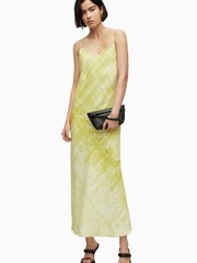 AllSaints Yellow Bryony Estrella Dress - Image 4 of 6