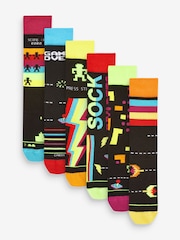United Odd Socks Black Space Invaders Space Invaders Socks - Image 3 of 10