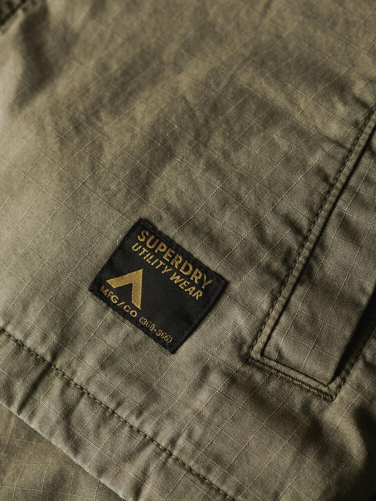 Superdry Green Military Overshirt Jacket - Image 6 of 6