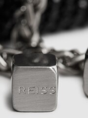 Reiss Black Demi Crystal Bucket Mini Bag - Image 6 of 6