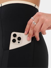 Sweaty Betty Black Full Length Power UltraSculpt Laser Cut Leggings - Image 6 of 6