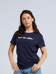 Animal Aqua Blue Womens Marina Logo 100% Cotton T-Shirt - Image 1 of 6