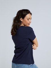 Animal Aqua Blue Womens Marina Logo 100% Cotton T-Shirt - Image 3 of 6