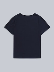 Animal Aqua Blue Womens Marina Logo 100% Cotton T-Shirt - Image 6 of 6