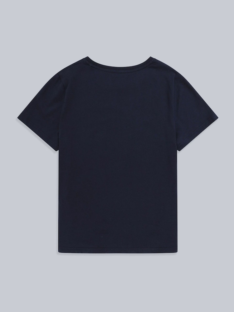 Animal Aqua Blue Womens Marina Logo 100% Cotton T-Shirt - Image 6 of 6