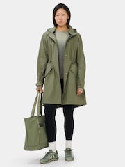 Sweaty Betty Green Motion Waterproof Mid Parka - Image 2 of 7