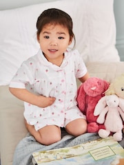 JoJo Maman Bébé White Woven Pyjamas - Image 2 of 6