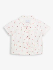 JoJo Maman Bébé White Woven Pyjamas - Image 4 of 6
