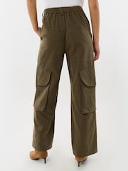 Threadbare Green Cargo Utility Trousers - Image 2 of 3