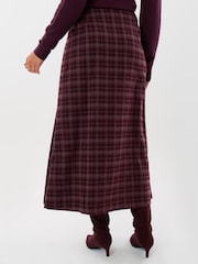 Threadbare Red Midaxi Buckle Wrap Skirt - Image 2 of 4