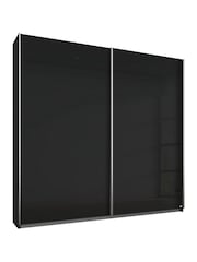 Rauch Dark Grey 1.8m Sliding Courtney Glass Semi Fitted Wardrobe - Image 2 of 2