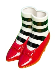 MenKind White Wizard Of Oz Red Slippers Vase - Image 3 of 7
