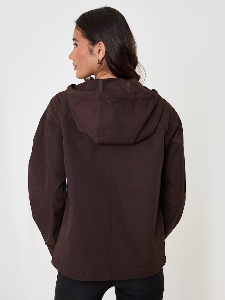 Қоңыр - Threadbare душқа төзімді капюшонды күртеше - 5суретінің 2 суреті