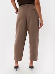 Threadbare Brown Petite Barrel Leg Jeans - Image 3 of 4