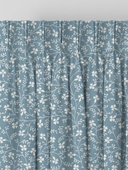 Laura Ashley Newport Blue Campion Made to Measure Curtains - Image 5 of 8