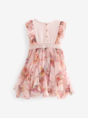 Baker by Ted Baker Floral Mesh Mockable Dress - Image 6 of 9