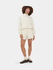 Sweaty Betty White Seersucker Textured Zip Up Jacket - Image 1 of 6