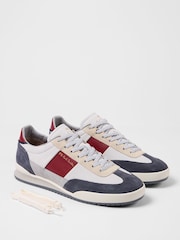 Paul Smith Dover Contrast Side Panel Leather Trainers - صورة 3 من 5