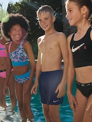 Nike Blue 4 Inch Essential Volley Swim Shorts - Image 2 of 5