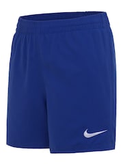 Nike Blue 4 Inch Essential Volley Swim Shorts - Image 4 of 5