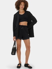 Sweaty Betty Black Explorer Track Piped Shorts - Image 4 of 6