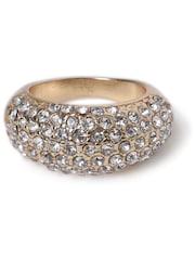 Aela Gold Tone Pave Dome Ring - Image 2 of 2