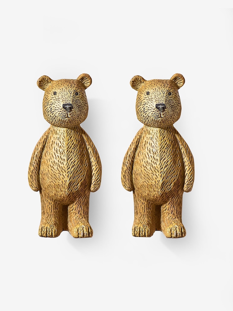 Set of 2 Brown Bertie Bear Furniture Handles - Image 1 of 5