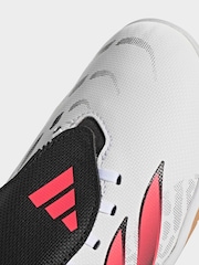 adidas White Predator Club Fold-Over Tongue Sala Indoor Football Boots - Image 7 of 9