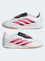 adidas White Predator Club Fold-Over Tongue Sala Indoor Football Boots - Image 9 of 9