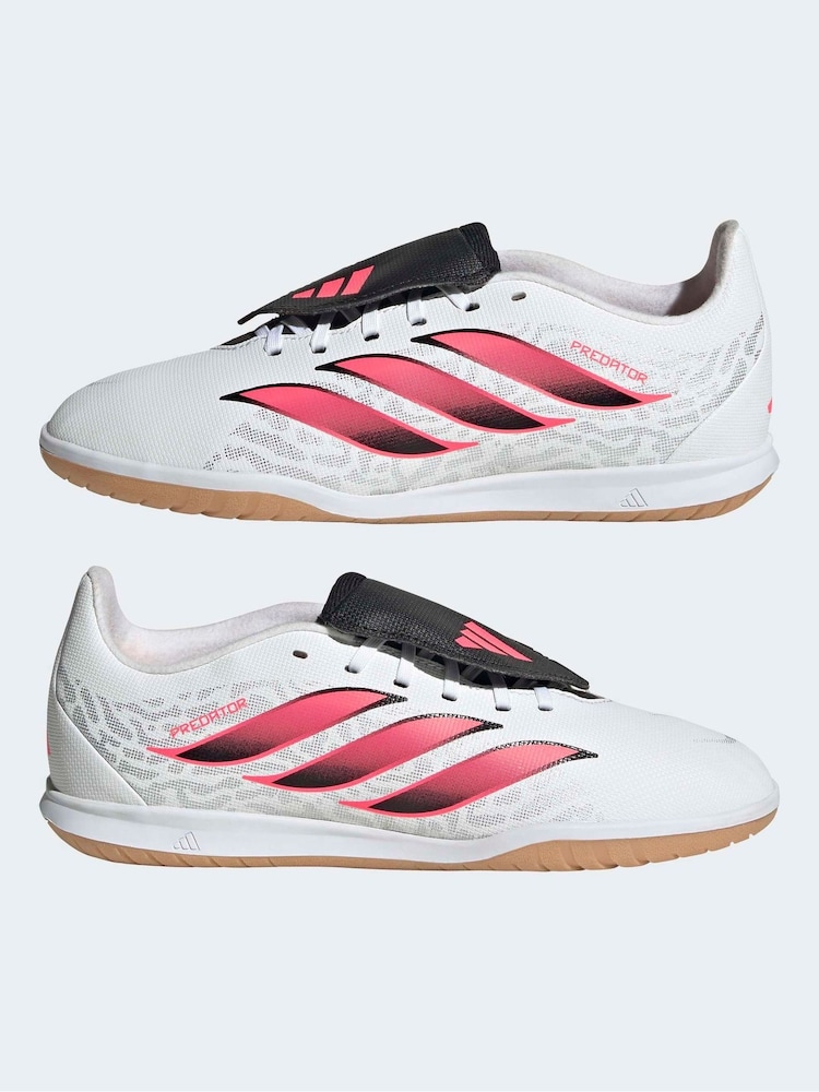 adidas White Predator Club Fold-Over Tongue Sala Indoor Football Boots - Image 9 of 9 adidas White Predator Club Fold-Over Tongue Sala Indoor Football Boots - Image 9 of 9