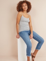 Grey Marl Thin Strap Vest - Image 2 of 6