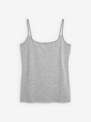 Grey Marl Thin Strap Vest - Image 6 of 6