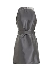 Calvin Klein Jeans Silver Liquid Metal Mini Dress - Image 3 of 4