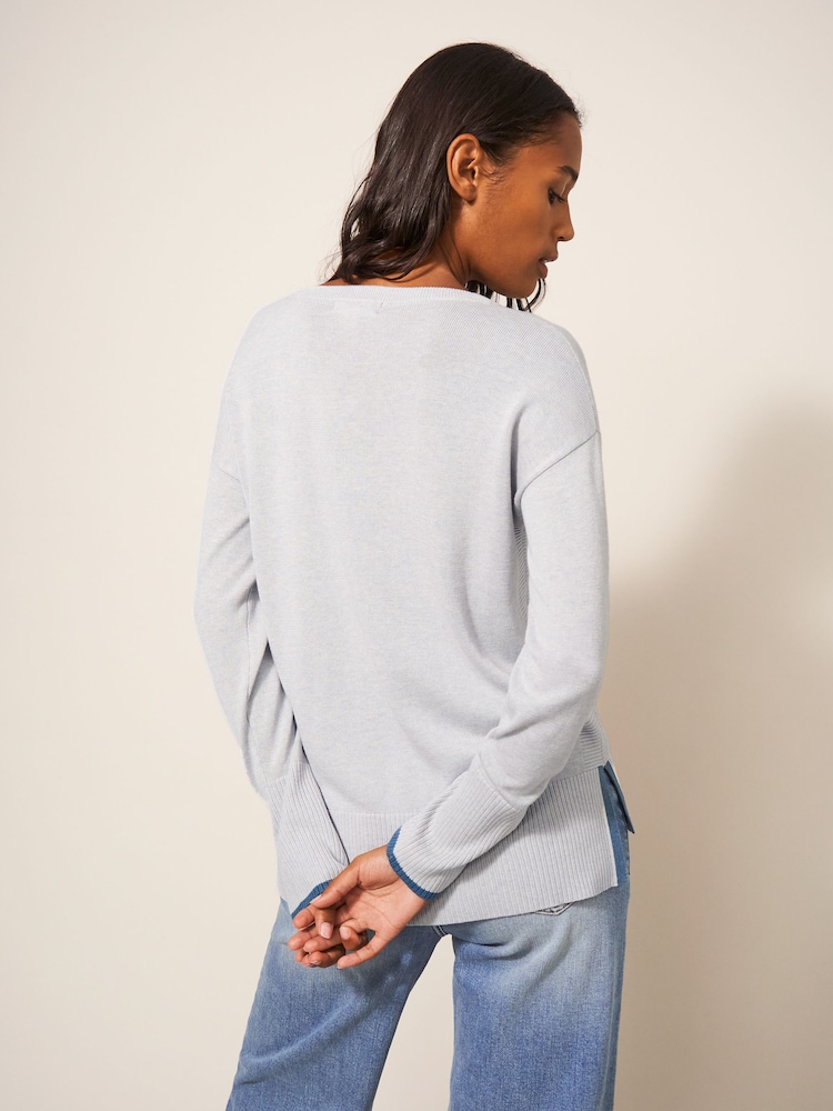 White Stuff Grey Jumper - Image 2 of 6