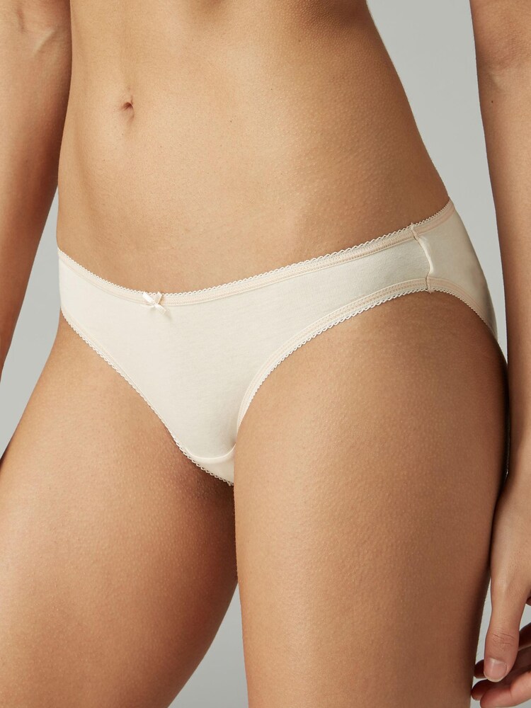 Black/White/Nude Bikini Cotton Knickers 5 Pack - Image 9 of 9
