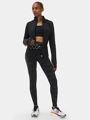 Sweaty Betty Black Camo Power 7/8 Piping Workout Leggings - Image 5 of 6