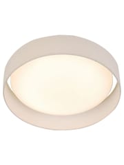 Searchlight White Laurel LED Flush Ceiling Light - Image 2 of 3