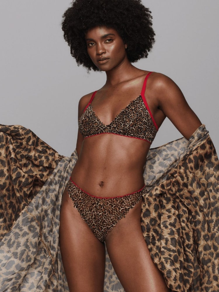 Lemonade Dolls Leopard Lace Printed Bralette - صورة 2 من 5 Lemonade Dolls Leopard Lace Printed Bralette - صورة 2 من 5