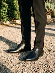 Novo Black NOEL Smart Lace Up Derby Shoes - Image 1 of 4