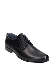 Novo Black NOEL Smart Lace Up Derby Shoes - Image 3 of 4