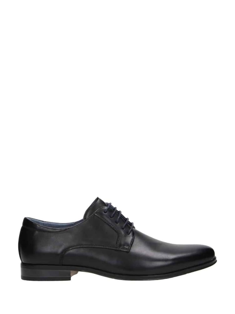 Novo Black NOEL Smart Lace Up Derby Shoes - Image 4 of 4 Novo Black NOEL Smart Lace Up Derby Shoes - Image 4 of 4