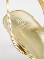 Gold Forever Comfort® Low Heeled Sandals - Image 10 of 10