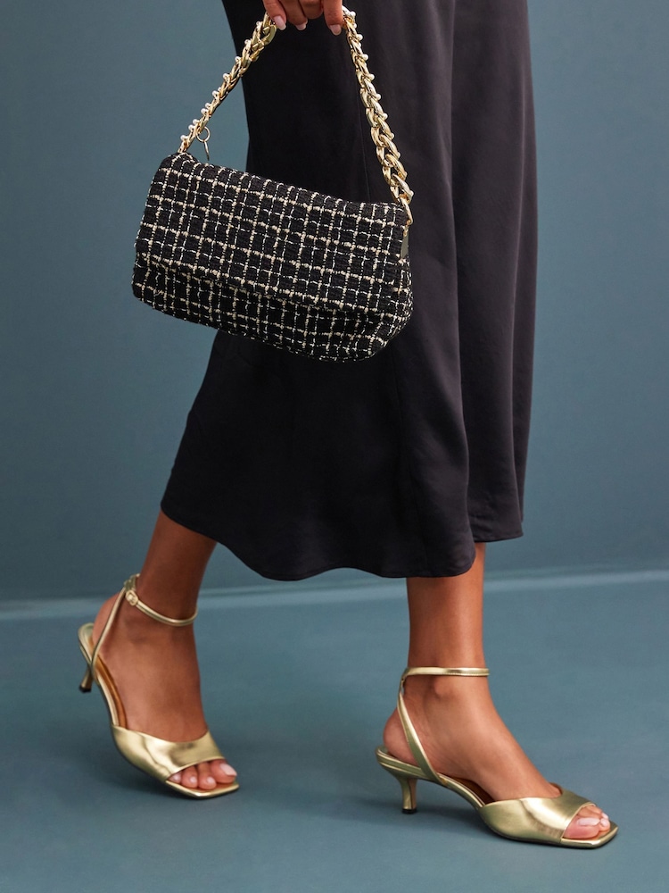 Gold Forever Comfort® Low Heeled Sandals - Image 2 of 10