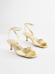 Gold Forever Comfort® Low Heeled Sandals - Image 6 of 10
