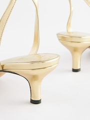 Gold Forever Comfort® Low Heeled Sandals - Image 9 of 10