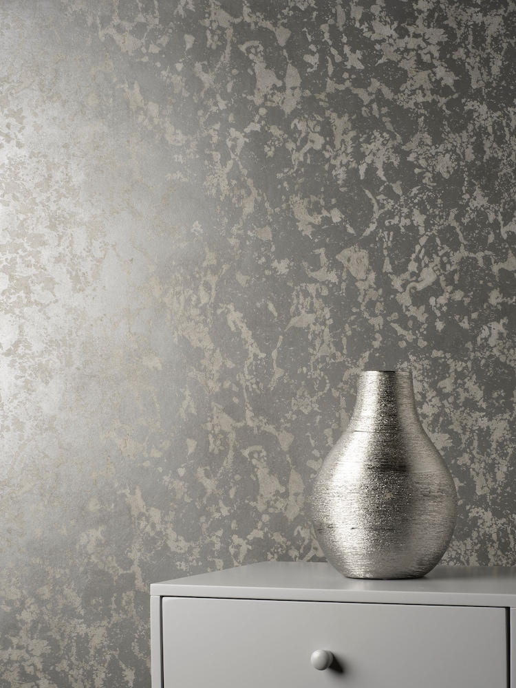 Decorline Silver Marble Wallpaper - Image 1 of 2