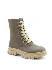 Heavenly Feet Ladies Green Vegan Friendly Mid Boots - Image 2 of 4