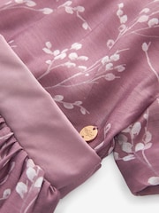 Laura Ashley Pink Printed Organza Prom Dress - Image 11 of 12