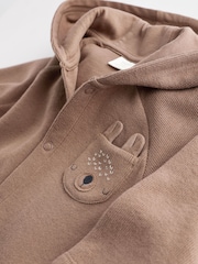 Brown Bear Cosy Baby Jersey Jacket (0mths-2yrs) - Image 4 of 7
